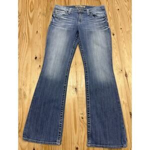 Big Star Jeans Womens 30 R Maddie Boot Mid Rise Fit Blue Light Wash Denim Casual